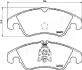 AUDI гальмівні колодки передн.A4,A5 07- JAPANPARTS PA-0309AF (фото 2)