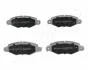 NISSAN гальмівні колодки передн. Kubistar 03-,Renault Kangoo 97- JAPANPARTS PA-114AF (фото 1)