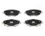 TOYOTA колодки гальм. передн. Avensis 2,0-2,2 08- JAPANPARTS PA-276AF (фото 1)