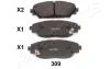 MAZDA гальмів.колодки передн.Mazda 3 13- JAPANPARTS PA-309AF (фото 2)