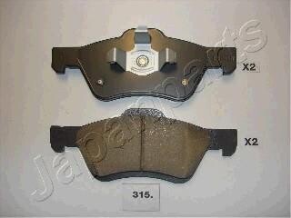 MAZDA гальмівні колодки передн.Tribute, FORD Maverick 01- JAPANPARTS PA-315AF