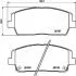 HYUNDAI гальмівні колодки передн. SANTA FE IV 18-, KIA SORENTO III 15- JAPANPARTS PA-H30AF (фото 2)