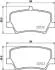 VOLVO колодки гальм. задні XC40 17- JAPANPARTS PP-0322AF (фото 2)