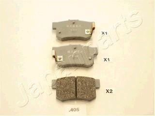 HONDA колодки гальмівні задні Accord,Civic VII,FR-V,Stream 99- JAPANPARTS PP-405AF (фото 1)