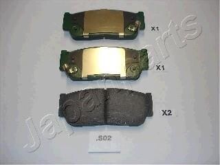 KIA гальмівні колодки задн.SsangYong Kyron,Sorento 02- JAPANPARTS PP-S02AF