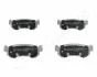 CHEVROLET гальмівні колодки задн.Lacetti,Daewoo Nubira JAPANPARTS PP-W02AF (фото 1)