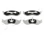 КОЛОДКИ ГАЛЬМІВНІ ПЕРЕДНІ Jeep Cherokee, Grand Cherokee, Wrangler I, II/KIA Carnival I, II (-08) JAPKO 50057 (фото 1)