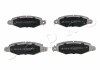 Колодки тормозные передние Renault Kangoo I 1.2- 1.9 dTi (97-)/Nissan Kubistar 1.2-1.6 (03-09) JAPKO 50114 (фото 1)