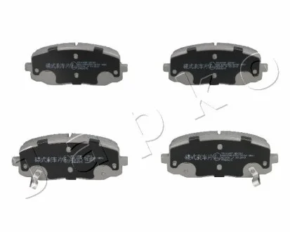 КОЛОДКИ ГАЛЬМІВНІ ПЕРЕДНІ Hyundai i10 1.0- 1.2 (07-16) / KIA Picanto I 1.0, 1.1 (04-) JAPKO 50K10