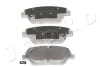 Колодки тормозные перед. Hyundai Sonata 2.0, 2.4 (09-)/Kia Optima 1.7CRdi (12-) (сис-ма Mando) JAPKO 50K28 (фото 1)