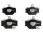 Гальмівні колодки дискові пер. Smart Cabrio,City-Coupe 01-/Fortwo Cabrio, Fortwo Coupe 04- JAPKO 50M00 (фото 1)