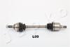Піввісь Land Rover Freelander 98-06 2.0-2.5 D (л.) JAPKO 62L09 (фото 1)
