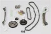 К-кт цепи ГРМ Nissan Qashqai, X-Trail 2.0, Tiida 1.8 (04-18) JAPKO KJK102 (фото 1)