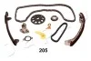 К-кт ланцюга ГРМ (2шест., натяж., 2 ланцюга, напр..) Toyota Rav 4 2.0, 2.4 (00-), Camry 2.4, 3.0 (01-) JAPKO KJK205 (фото 2)