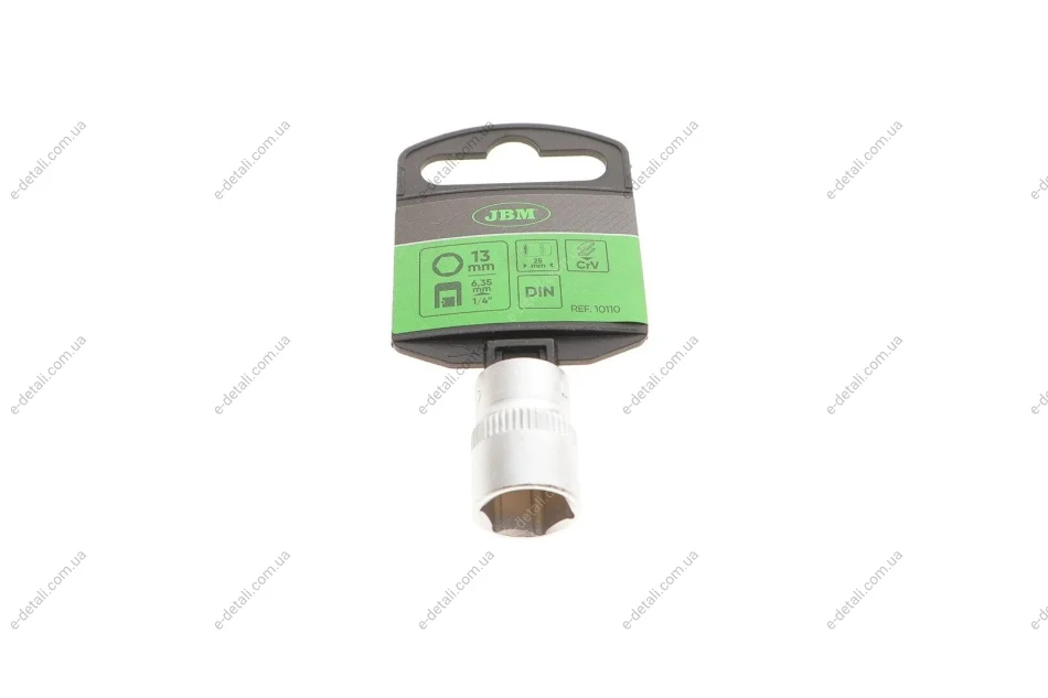 Головка торцевая 1/4" 13 мм JBM 10110 (фото 1)