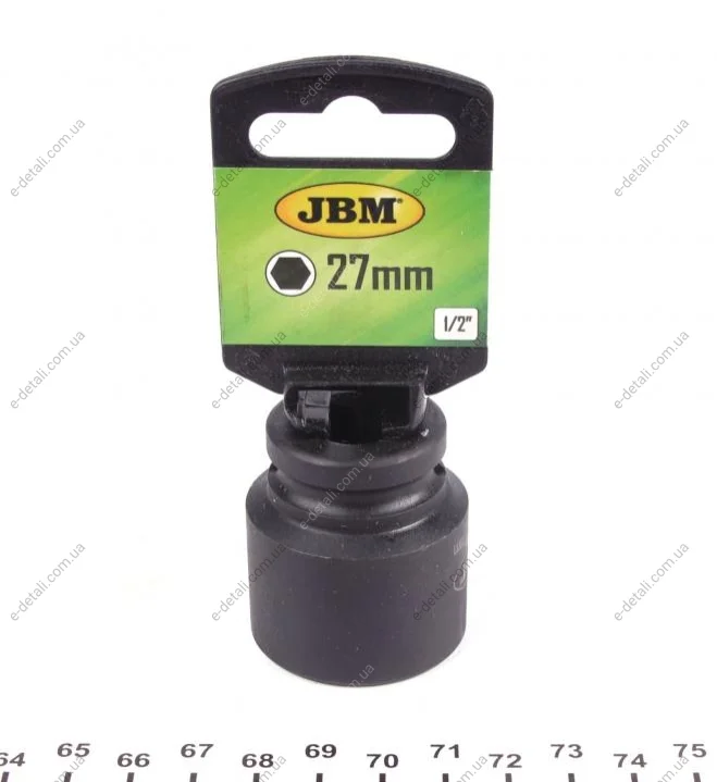 Головка торцева ударна 1/2" 27 мм JBM 11123 (фото 1)