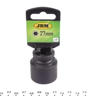 Головка торцевая ударная 1/2" 27 мм JBM 11123
