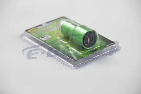 Адаптер USB в автомобільний прикурювач (2 входи/1.0/2.1A) JBM 14032