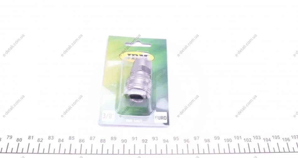 Быстросъем пневматический резьбовой EURO 3/8" (мама) JBM 14077 (фото 1)