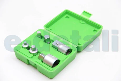 Набір перехідників 1/2"-1/4"-3/8" 6 од. JBM 51333