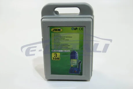 Домкрат бутылочный гидравличный 3 т h=195-385 мм JBM 51906