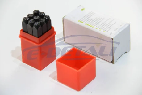 Набір штампів сталевих числових 1/4" 9 од. JBM 52882