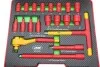 Набор инструмента диэлектрического 1000В 3/8" 20 ед. JBM 53154 (фото 3)