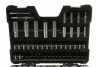 Набор инструментов комбинированный 1/2", 1/4" (головки, головки со вставкой, биты, отвертки) 113 ед. JBM 54036 (фото 2)