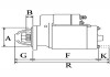 Стартер JEEP/CHRYSLER/DODGE 05034555AA (фото 3)