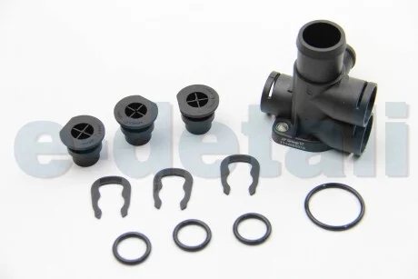 Фланець системи охолодження Golf -91/Passat -97/T4 -03 (к-кт) JP GROUP 1114505010
