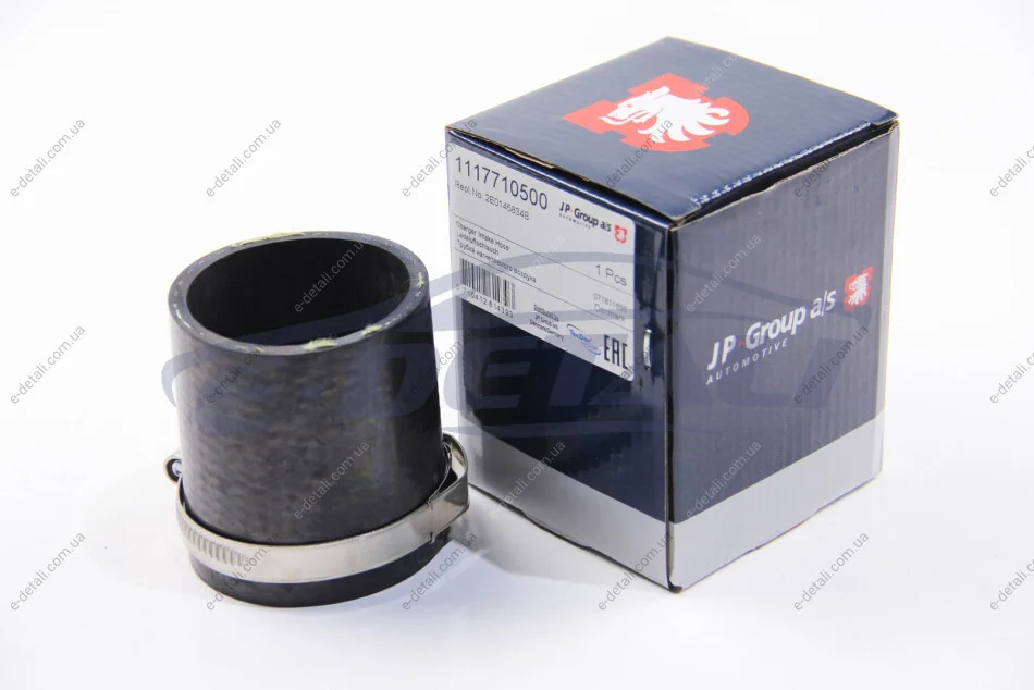 Патрубок інтеркулера Crafter 2.0 TDI 11- (верх) JP GROUP 1117710500 (фото 1)
