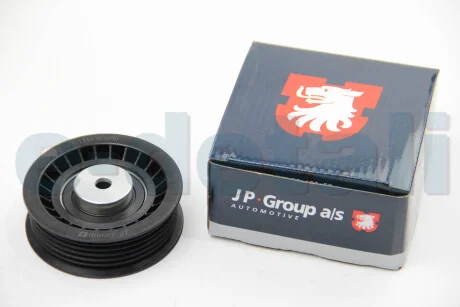 Ролик ременя генератора (натяжний) Crafter 2.5TDI 06- (струмковий) JP GROUP 1118303800