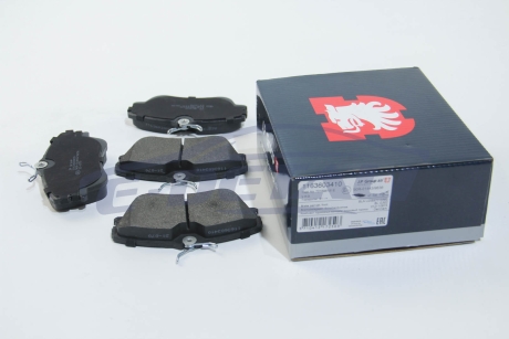 Комплект тормозных колодок, дисковый тормоз JP GROUP 1163603410 (фото 1)