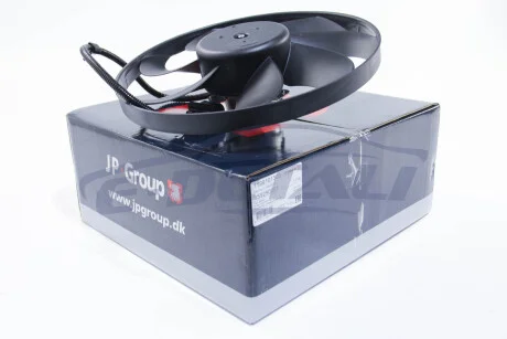 Вентилятор охлаждения Golf IV/Octavia (345mm/100/60W/+AC) JP GROUP 1199101300