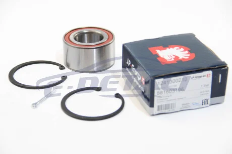 Підшипник маточини перед. Opel Vectra/Ford Connect 90-03 (74x39x39) JP GROUP 1241300210