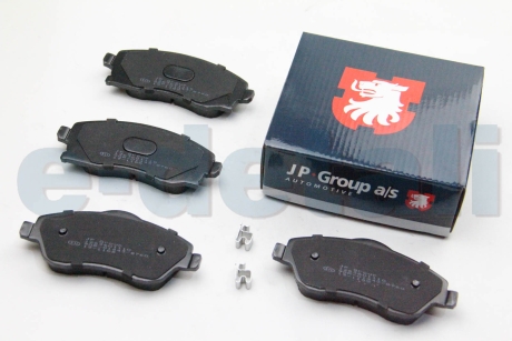 Комплект тормозных колодок, дисковый тормоз JP GROUP 1263601110 (фото 1)