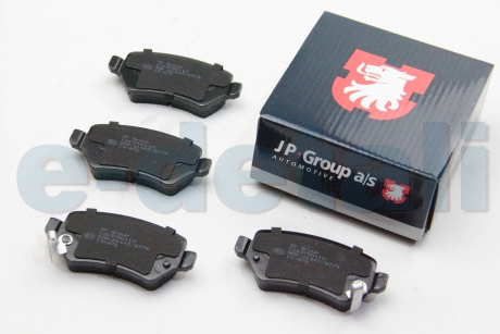 Комплект тормозных колодок, дисковый тормоз JP GROUP 1263700110 (фото 1)