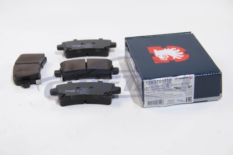 Комплект тормозных колодок, дисковый тормоз JP GROUP 1263701110 (фото 1)