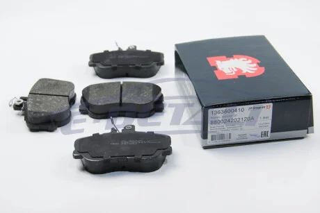 Тормозные колодки пер. C180-280 W202 93>00 (Lucas) JP GROUP 1363600410