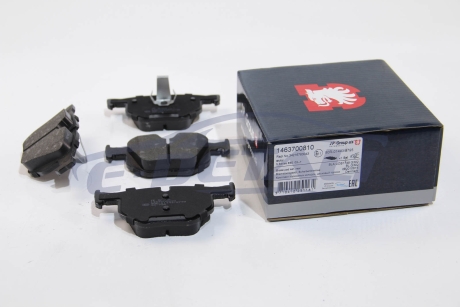Комплект тормозных колодок, дисковый тормоз JP GROUP 1463700810 (фото 1)