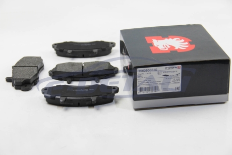 Комплект тормозных колодок, дисковый тормоз JP GROUP 1563600510