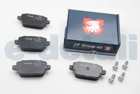 Комплект гальмівних колодок, дискове гальмо JP GROUP 1563700610