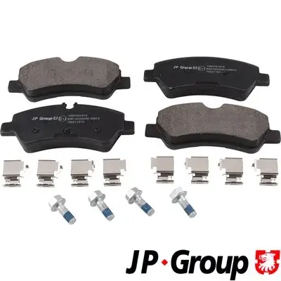 Комплект тормозных колодок, дисковый тормоз JP GROUP 1563701810 (фото 1)