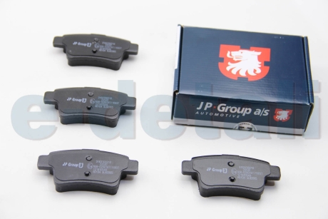 Комплект тормозных колодок, дисковый тормоз JP GROUP 3163700210