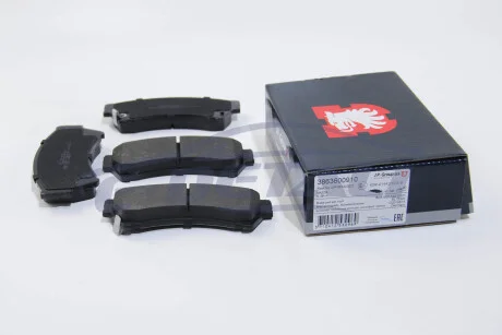 Гальмівні колодки пер. Mazda 6 07-13 (akebono) JP GROUP 3863600910