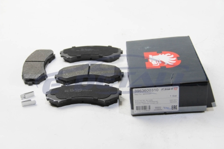 Комплект тормозных колодок, дисковый тормоз JP GROUP 3963600310 (фото 1)