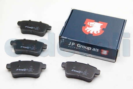 Комплект тормозных колодок, дисковый тормоз JP GROUP 4363700310