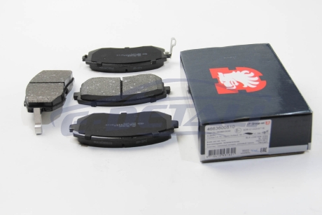 Комплект тормозных колодок, дисковый тормоз JP GROUP 4663600510