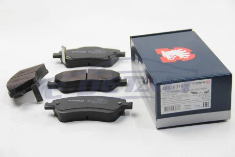 Тормозные колодки пер. Toyota Auris 07-12 (bosch) JP GROUP 4863601810