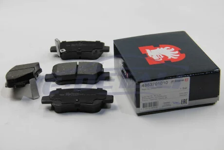 Тормозные колодки зад. Toyota Avensis 08- (Bosch) JP GROUP 4863701010